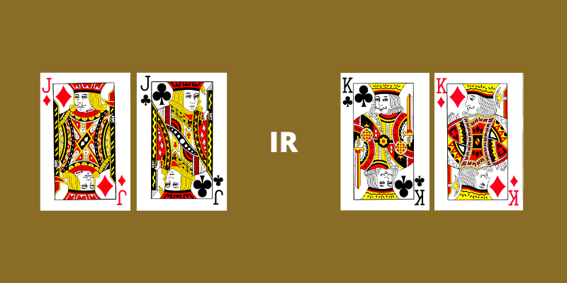 Pokerio kortų stiprumas - bartukai ir karaliai